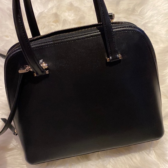 Kate Spade Medium Dome Patterson Drive Black Crossbody Satchel Purse Bag NWT - Picture 8 of 10